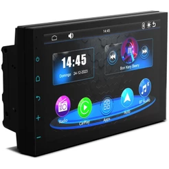 Central Multimídia 7pol Universal Mp5 CarPlay Android Auto Espelhamento Android IOS