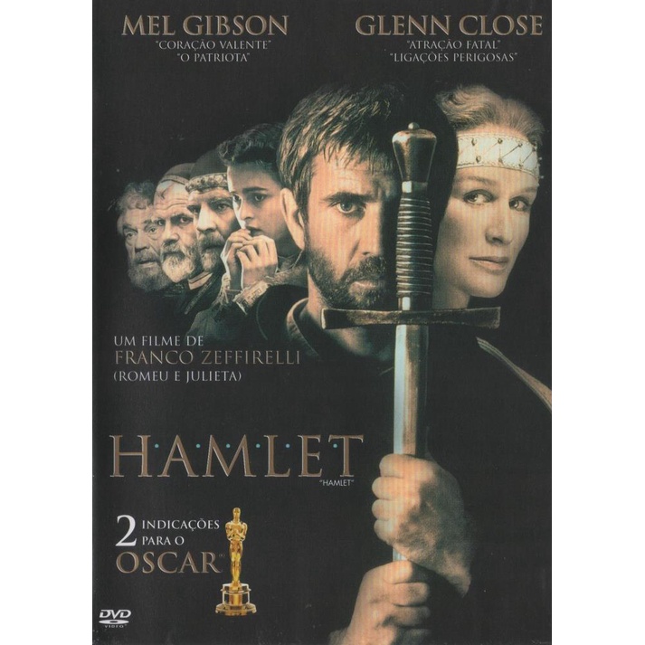 DVD Hamlet - Mel Gibson Glenn Close  Raridade Original