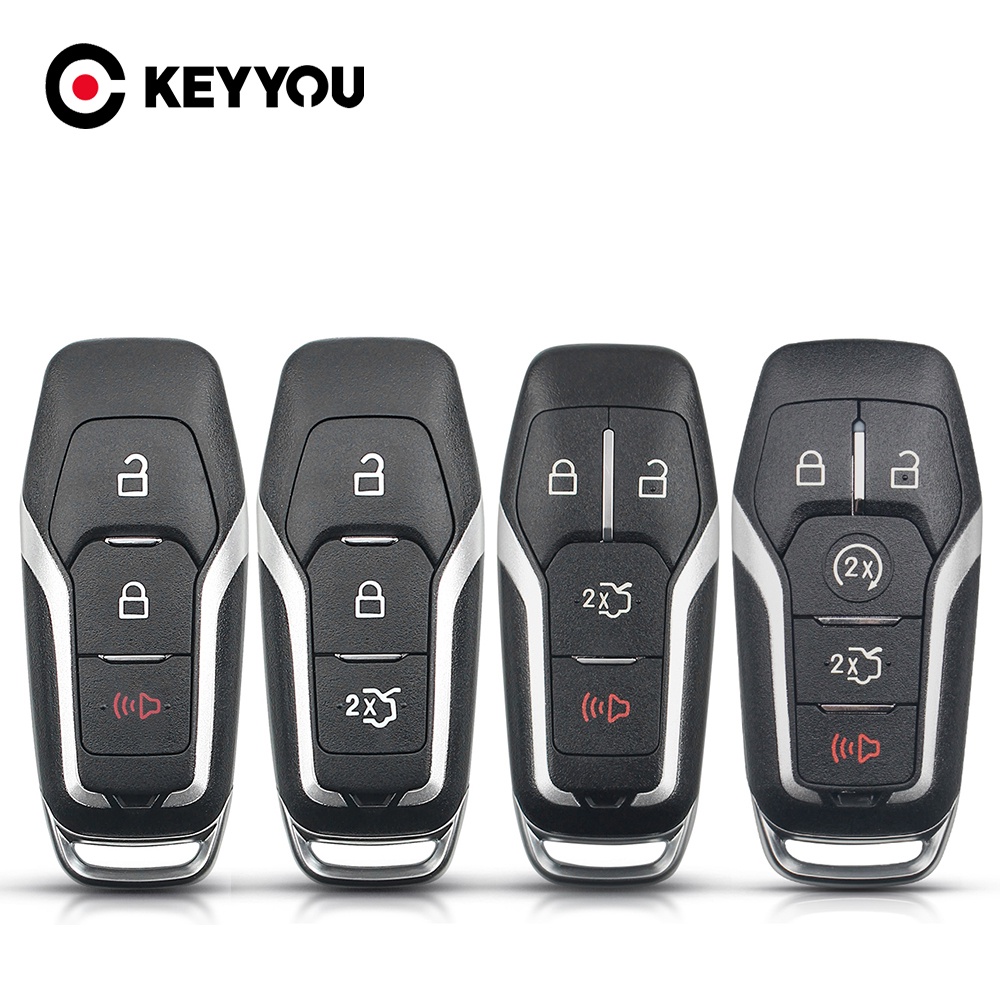 Caixa Com Chave Para Carro Remoto Inteligente 4/5 Botões O Ford Mustang Edge Explorer Fusion Mondeo Kuka HU101 Blade em Oferta na Shopee