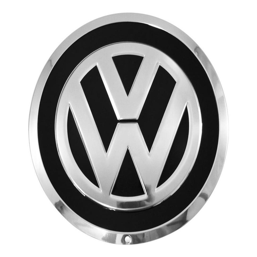 Calotinha Calota Central Meio Miolo Tampa Roda Up Emblema Vw Preto
