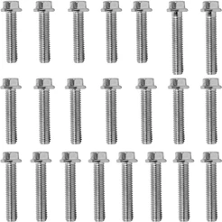 Kit parafusos zincados tampa motor lateral esquerda+direita XRE190 XRE 190 NXR160 Bros 2016 em diante