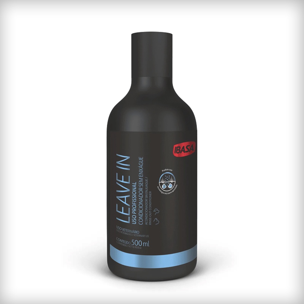 Condicionador Ibasa Leave-in para Cães e Gatos - 500 mL - Pets