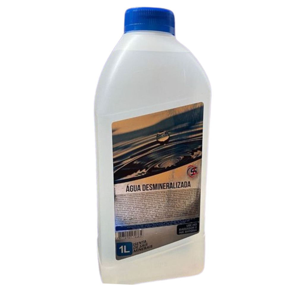 AGUA DESMINERALIZADA SL PLUS FRASCO 1L SISTEMA ARREFECIMENTO VEÍCULO CARRO CAMINHAO em Oferta na Shopee