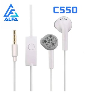 Fone C550 para celular P2 com microfone pronta entrega Branco e Preto em Oferta na Shopee