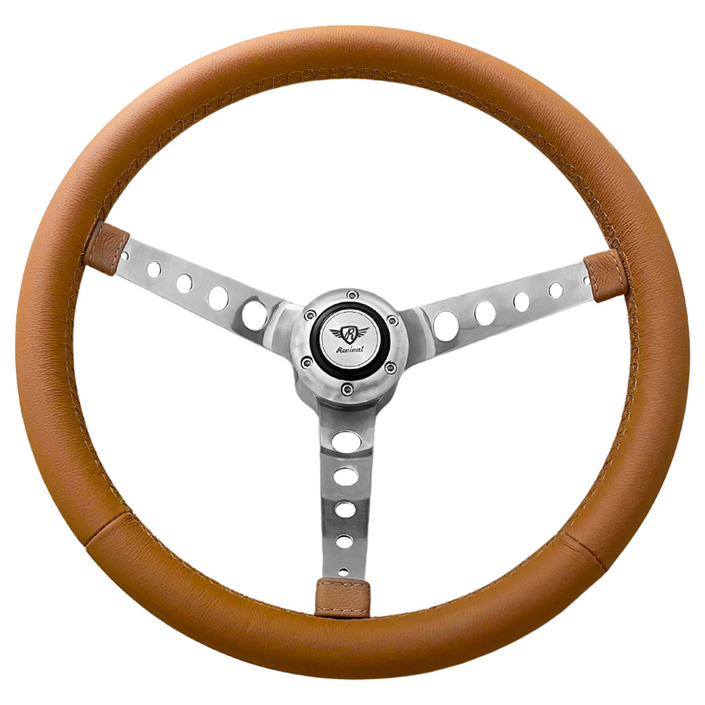 Volante Revival Classico Five Balls Couro GM Opala