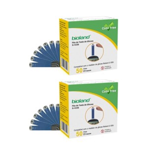 Tiras Para Medição de Glicose G-423S Bioland - 100 Unidades em Oferta na Shopee