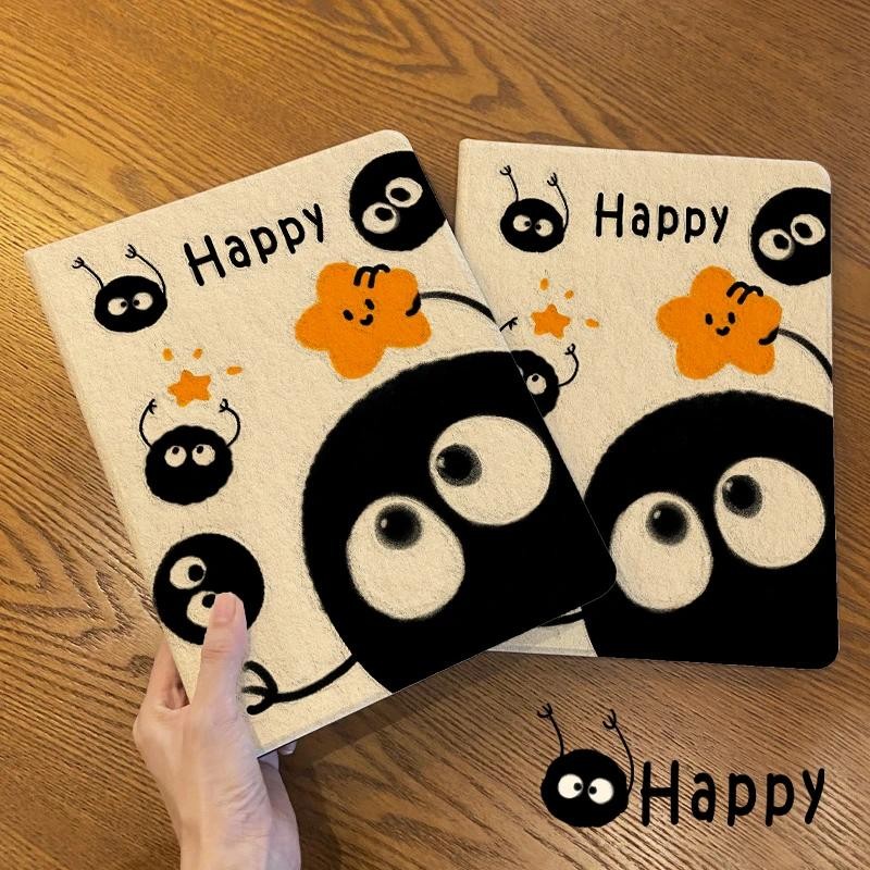 Capa Capinha Silicone Flip Bola preta para Tablet Samsung  Galaxy Tab S6 Lite A9 PLUS S9 FE PLUS + Case Slot para Caneta