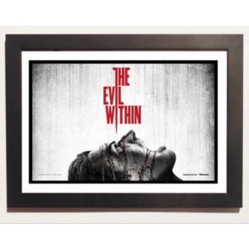 Quadro placa decorativa  The Evil Within 20x30 Alta Qualidade 4k