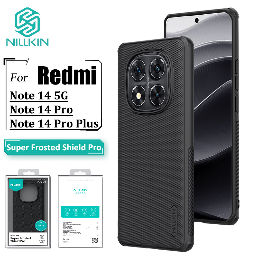 Nillkin Frosted Shield Pro Caso Redmi Note 14 Pro+ Note 14 Pro 5G Anti Impressão Digital Capa Traseira À Prova De Choque em Oferta na Shopee