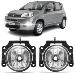 Par Farol Milha Fiat Uno 2016 2017 2018 2019 2020 2021