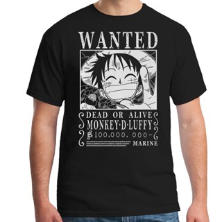 Camiseta Camisa Masculina Anime One Piece Cartaz de Procurado