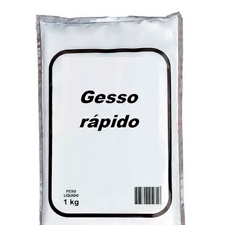 Pacote De Gesso Em Pó 1kg Secagem Rápida Kit 20 Unidades em Oferta na Shopee