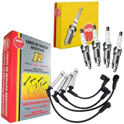 Kit Vela E Cabo Vela De Ignicao S10 2.4 2001 A 2006 Ngk