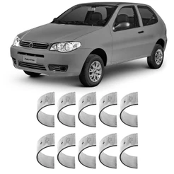 Bronzina Casquilho Mancal STD Fiat Strada Palio 2000 a 2022 Metal Leve SBC068