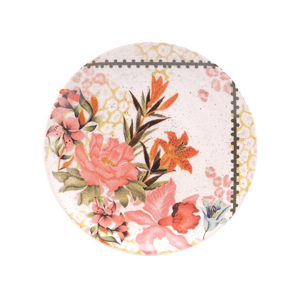 Prato Sobremesa 18,5Cm Oxford Unni Buque Tropical em Oferta na Shopee