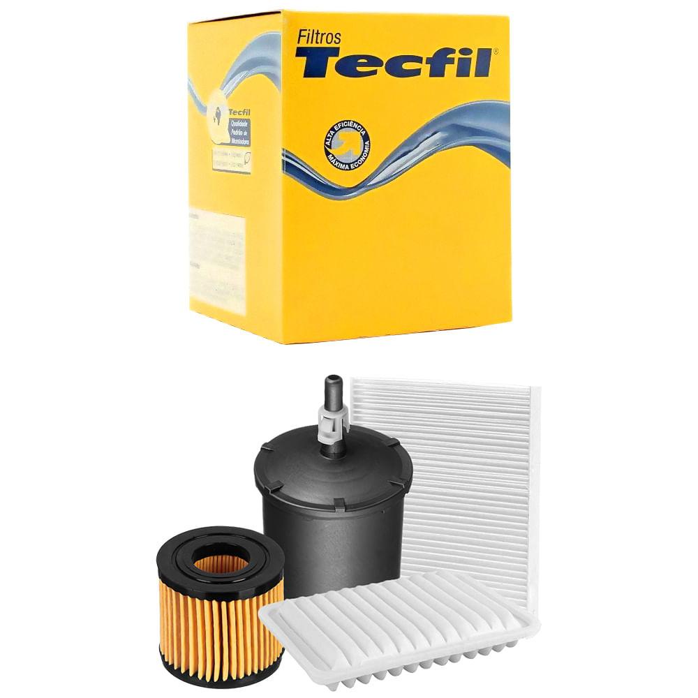 Kit Troca De Filtros Corolla 1.8 2.0 Flex 2010 A 2018 Tecfil em Oferta na Shopee