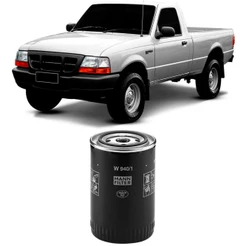 Filtro Óleo Ford Ranger 2.5 99 A 2007 Mann-filter W940/1