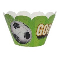 KIT  Saia Para Cupcake Tema Futebol Gool  116.3   ( Nc Toys Cupcake ) em Oferta na Shopee
