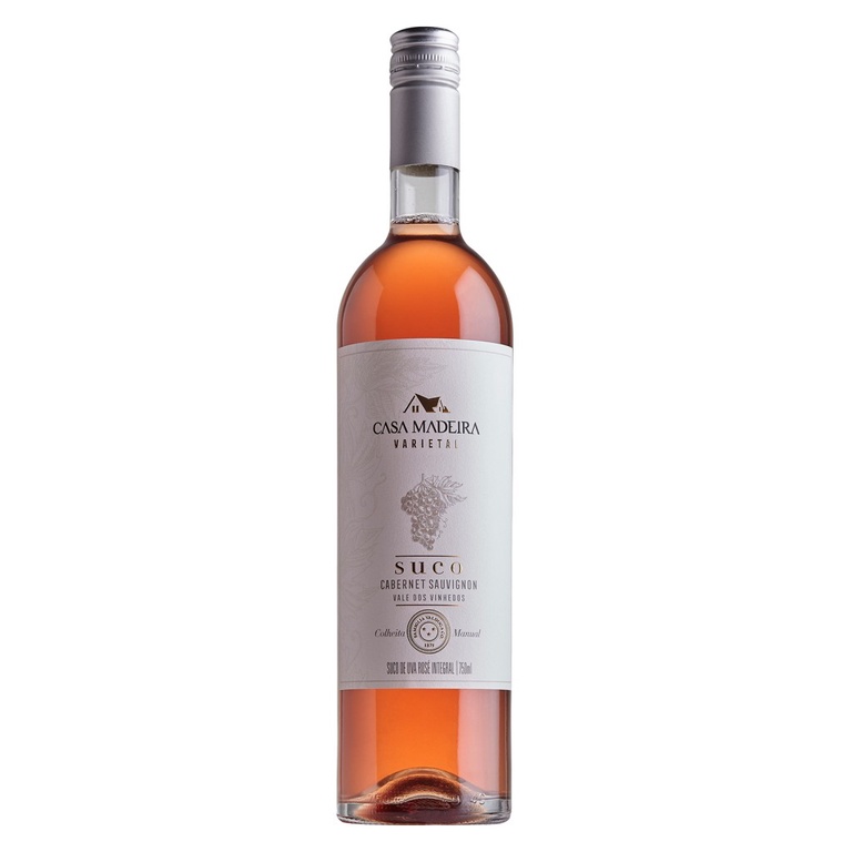 SUCO DE UVA CASA MADEIRA ROSE CABERNET SAUVIGNON 750ML em Oferta na Shopee