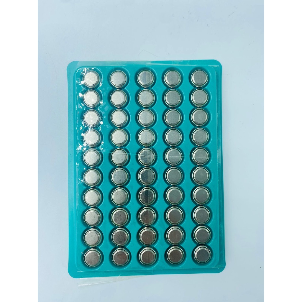 Cartela Pilha bateria botão LR1130 com 50 unidades