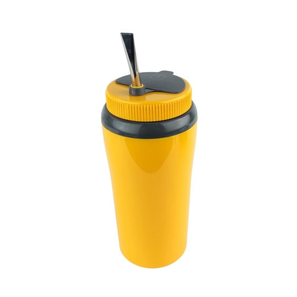 Copo Térmico Tereré Parede Dupla Com Tampa 650ml - Unitermi em Oferta na Shopee