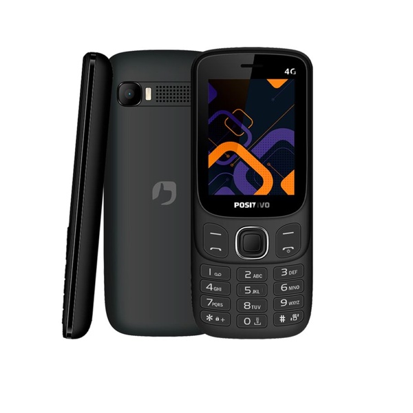 CELULAR POSITIVO P41 4G DUAL TELA 2.4 32MB RÁDIO FM PRETO