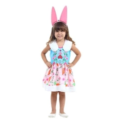 Fantasia de Coelho Infantil Enchantimals Bree Bunny Com Orelhinhas