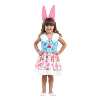 Fantasia de Coelho Infantil Enchantimals Bree Bunny Com Orelhinhas em Oferta na Shopee