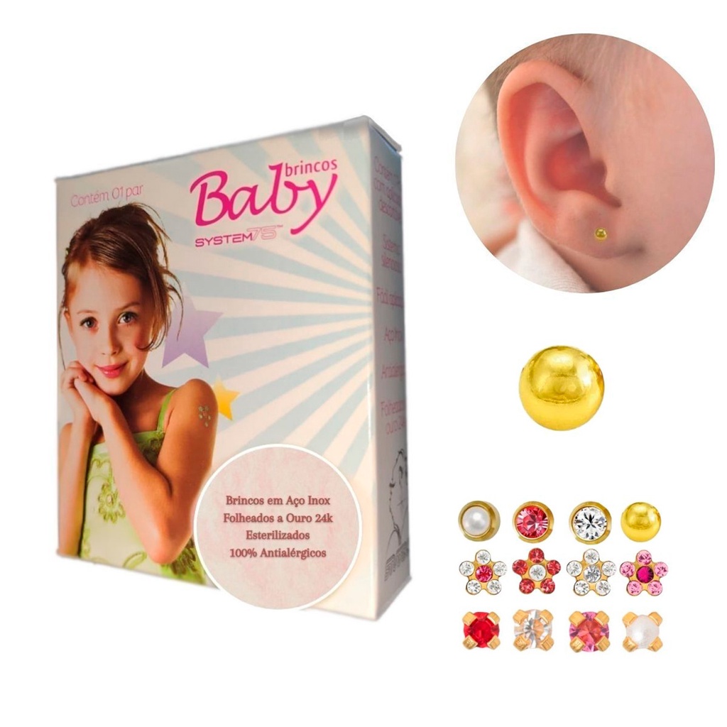 Brinco Ouro Bebê 24k: Onde Comprar | BuscaProdutos