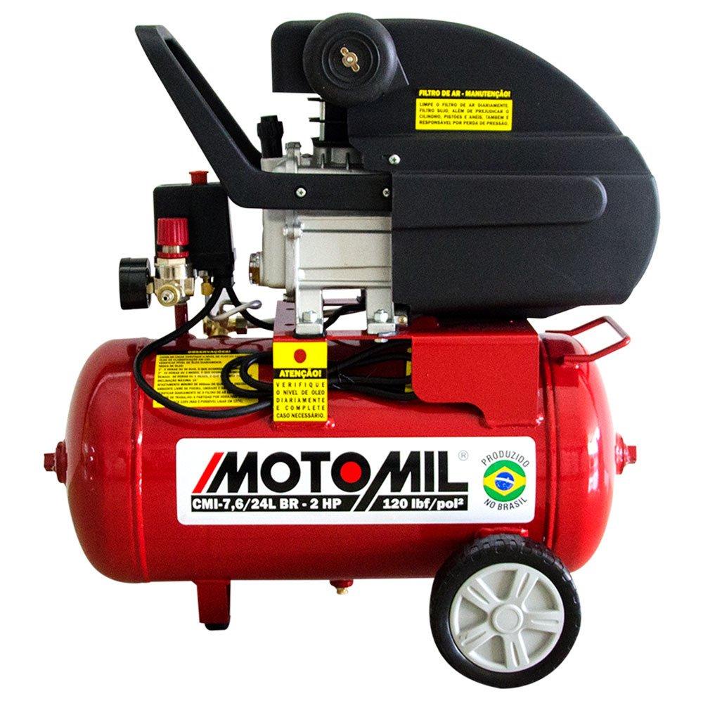 Motocompressor de Ar 7,6 Pés3/min 2,0HP 24 Litros 220V - Home & Living