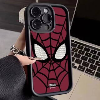 Capa De Silicone Para iPhone 11 15 Pro Max 14 13 12 XS XR X 7 8 14 15 Plus SE 2020 Homem Aranha Fria