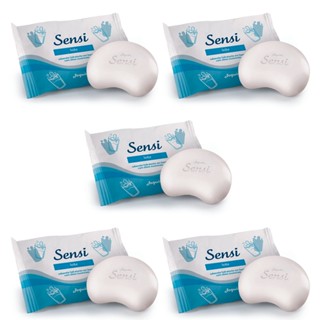 Kit de Sabonetes Hidratantes em Barra Sensi Leites, 5 un Jequiti