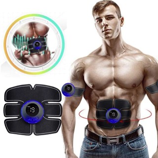 EMS Estimulador muscular abdominal USB recarregável sem fio