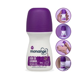 Desodorante Roll On Antitranspirante Flor Lavanda Monange