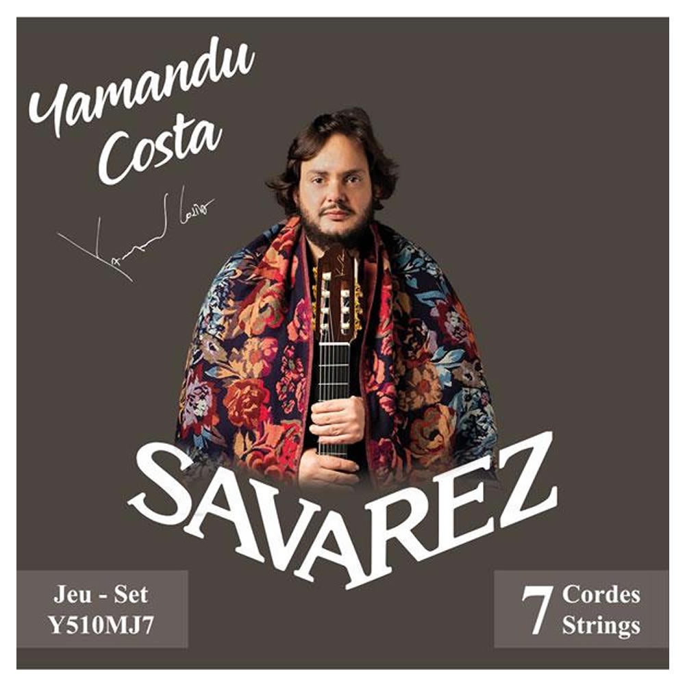 Encordoamento para Violão Nylon 7 Cordas Savarez Yamandu Costa Y510MJ7