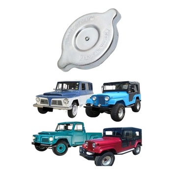 Tampa Radiador Jeep / Rural / F75 / Willys - Mf 14b