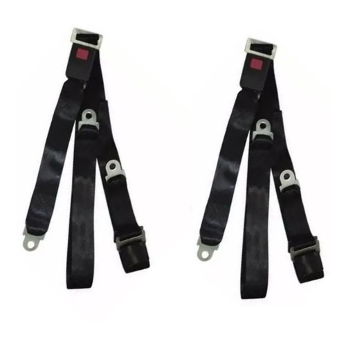 Par Cinto Seguranca Fixo 3 Pontas Fusca Brasilia Variant em Oferta na Shopee