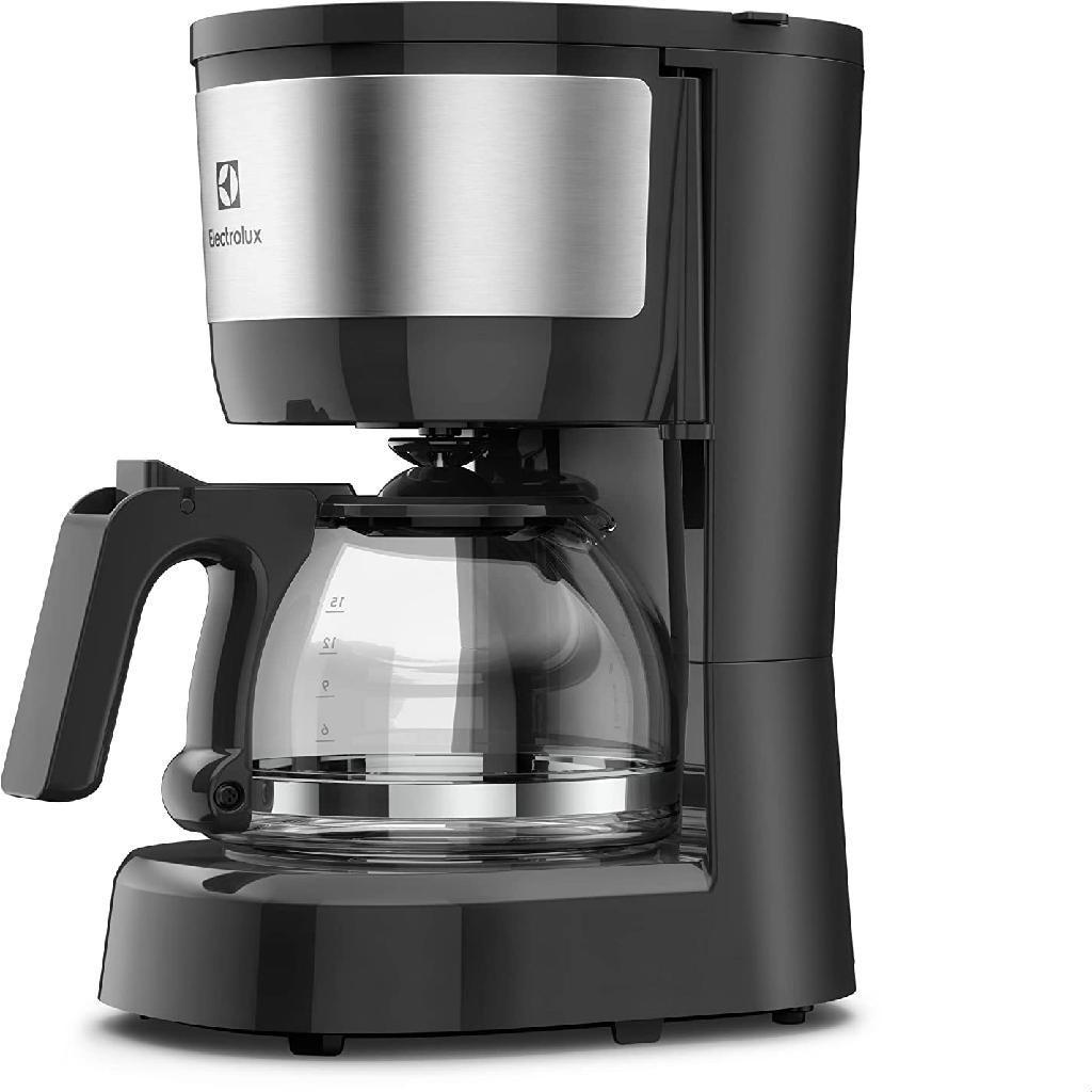 Cafeteira Electrolux Efficient ECM10 semi automática preta e prateada filtro removível 220...