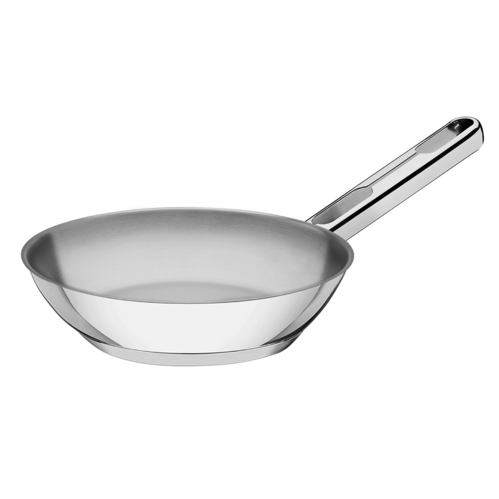 Frigideira Tramontina Allegra em Aço Inox com Fundo Triplo 24 cm - 62666240 em Oferta na Shopee