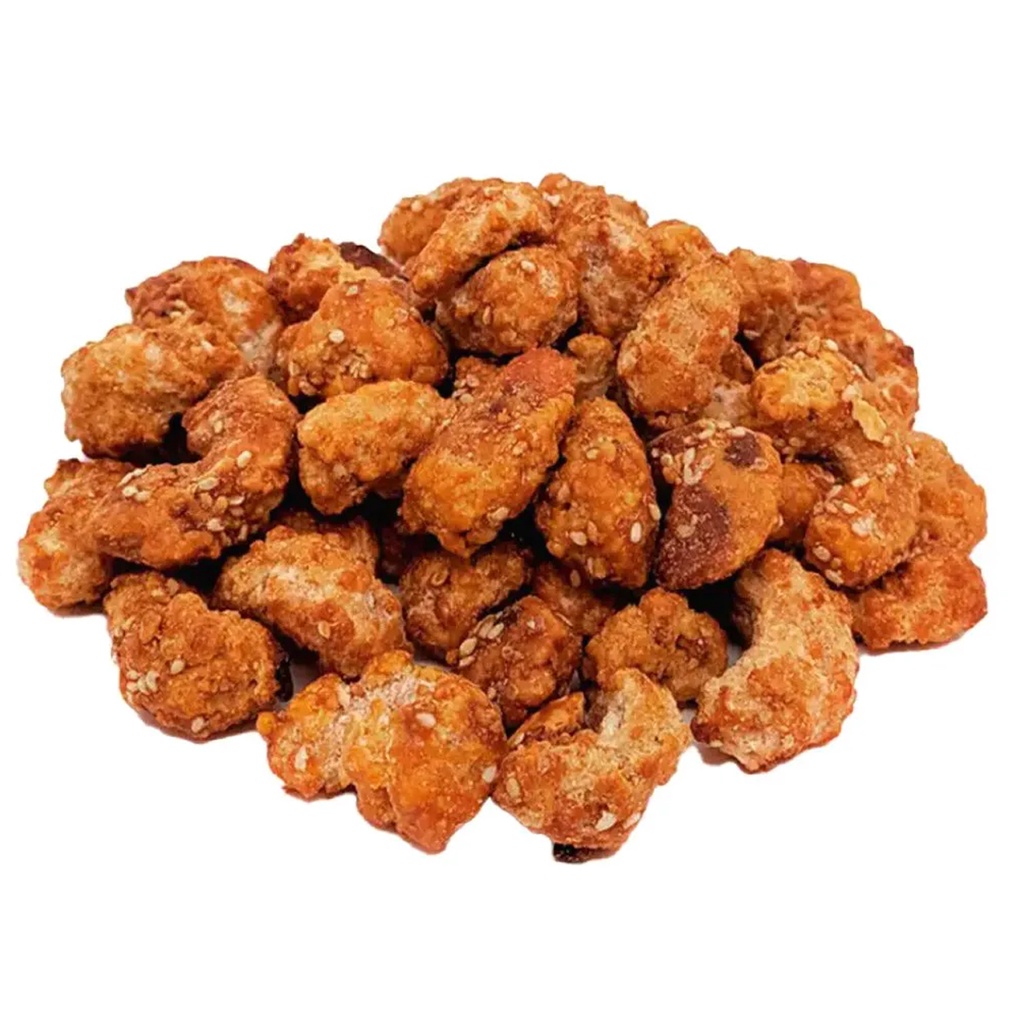 Castanha De Caju Caramelizada Com Gergelim Premium Crocante
