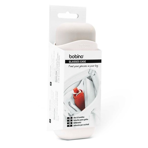 Estojo Case Óculos Bobino Glasses Case Branco com Gancho Organizador Bolsa