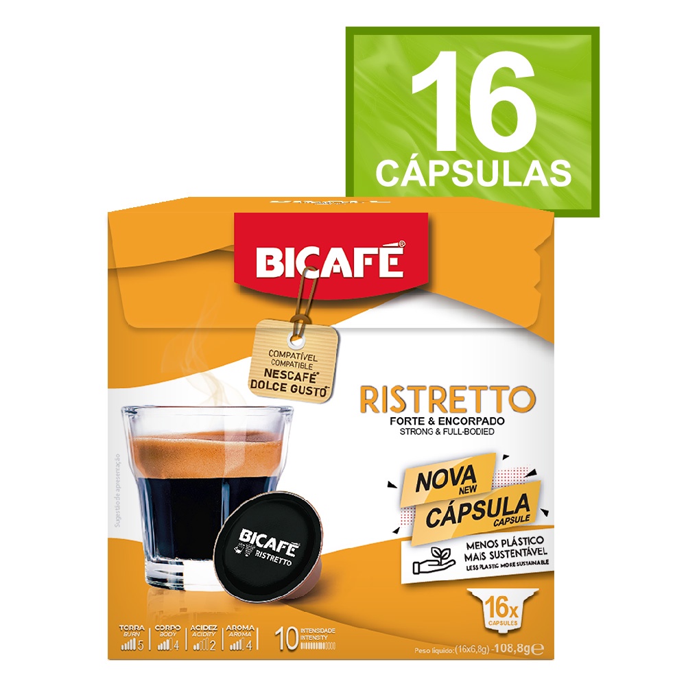 Cápsula De Café Bicafé Ristretto P/ Máquinas Dolce Gusto* em Oferta na Shopee