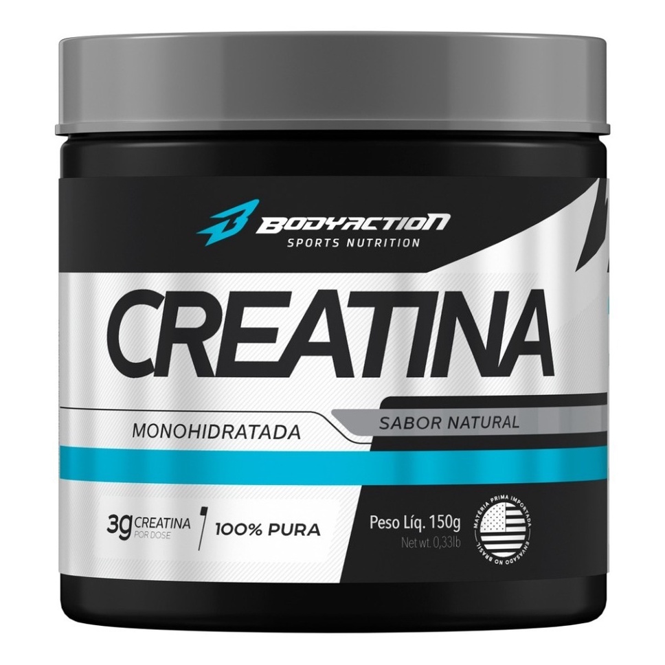 Creatina Pura Monohidratada 150g Bodyaction em Oferta na Shopee