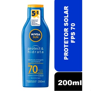 Protetor Solar Nivea Sun Protect & Hidrata FPS 70 200ml em Oferta na Shopee