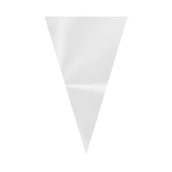 Cone para Confeitos Incolor - 10x15cm - 50 unidades - Cromus - Rizzo