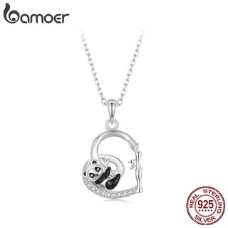 Colar De Fita Bamoer 925 Sterling Panda Jóias Presentes Para Mulheres em Oferta na Shopee