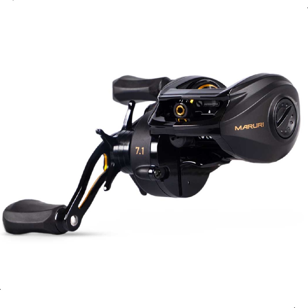 Carretilha Maruri Black Tamba Pro 11rol. 7.1:1 Drag 8kgs em Oferta na Shopee