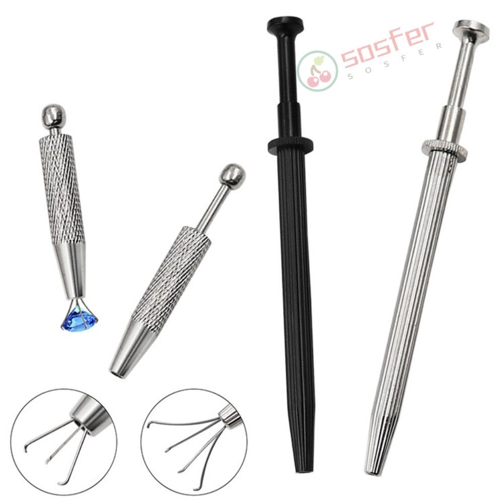 Pinça SOSFER Gemas Prong Com 4 Garras Ferramenta De Captação em Oferta na Shopee