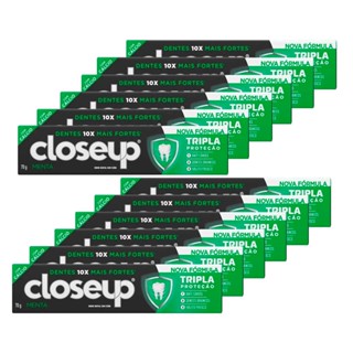 Kit Creme Dental Close Up Triple Menta 70g - 12 Unidades