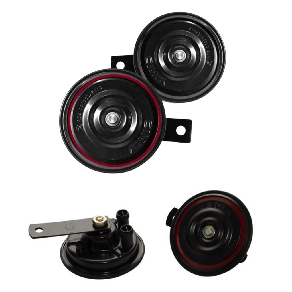 Par Buzina Paquerinha 12v Universal Bi-bi Automotiva Carro em Oferta na Shopee